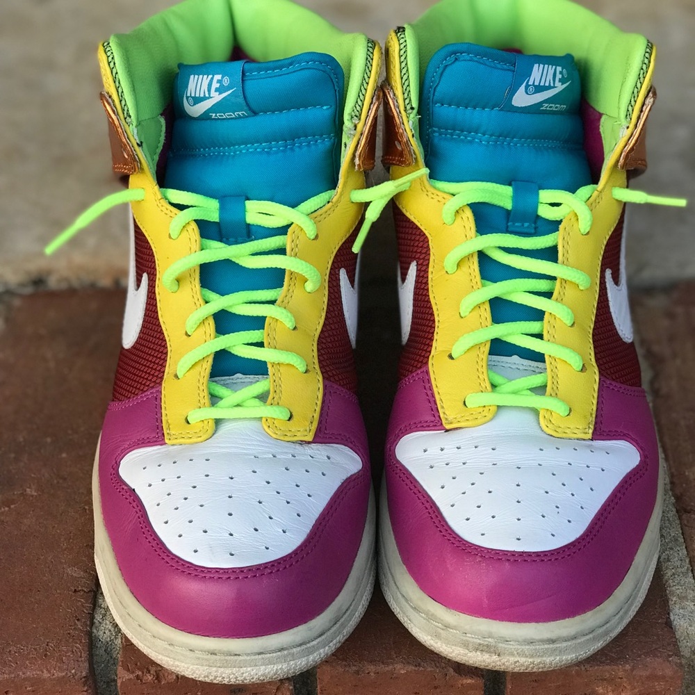 Nike Dunk High Wmns Premium ‘Multi-Color’ Size 9 - Picture 3 of 9